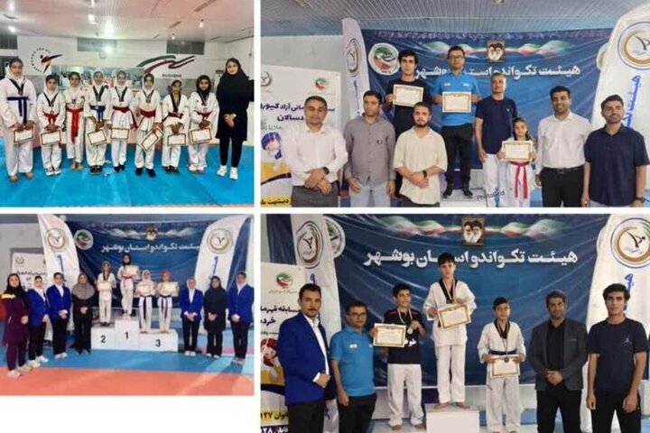 تکواندوکاران خردسال گناوه‌ای خوش درخشیدند