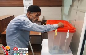 حضور پرشور مردم برازجان در دور دوم انتخابات ریاست جمهوری