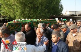 پیکر “حامد مشایخی فرد” هنرمند محبوب دشتستانی در خاک آرام گرفت