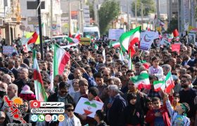 راهپیمایی یوم الله ۲۲ بهمن در برازجان