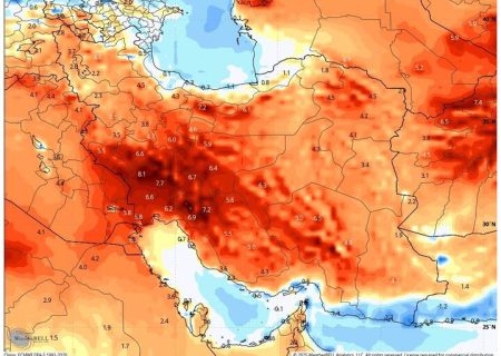 نخستین دمای بالای ۵۰ درجه کشوردر شبانکاره دشتستان ثبت شد