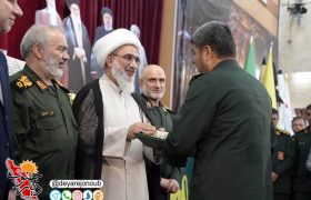 مراسم تودیع و معارفه فرمانده سپاه امام صادق(ع) استان بوشهر