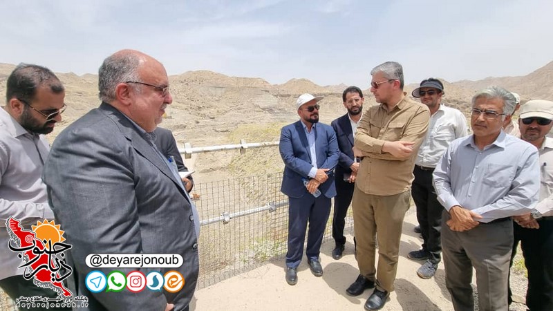 بازدید مسئولین استان بوشهر از آخرین وضعیت سد دالکی