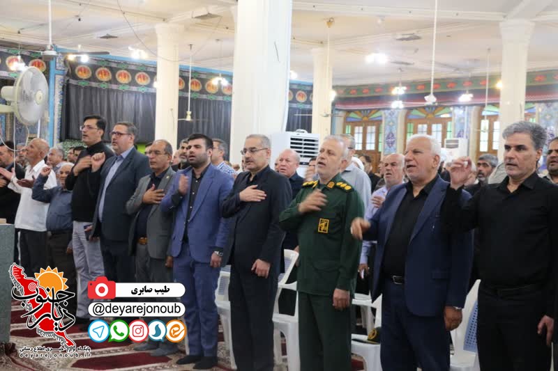 مراسم بزرگداشت شهدای هفت تیر و حمله رژیم صهیونیستی در برازجان