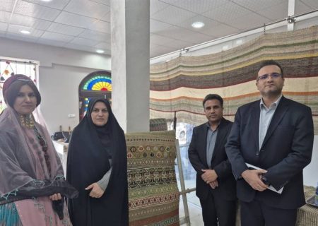 رونمایی از گلیم قشقایی عربی در بوشهر