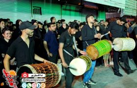 مراسم عزاداری شب عاشورای حسینی در برازجان