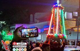 مراسم عزاداری شب تاسوعای حسینی در برازجان