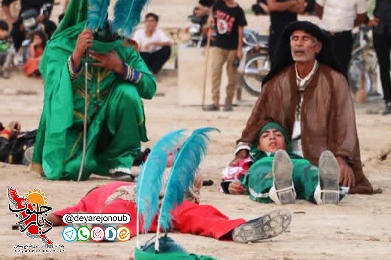 تعزیه شهادت حضرت قاسم (ع) در دهقاید دشتستان برگزار شد