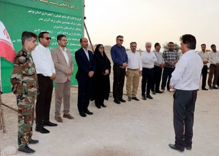 ۳ طرح آبخیزداری و جنگلداری در دشتی به بهره‌برداری رسید