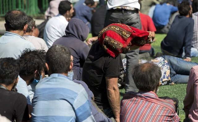 جمع‌آوری معتادان متجاهر در دشتستان