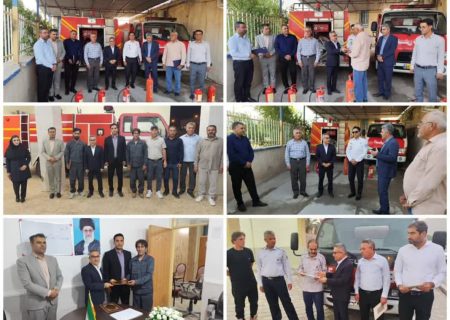آتش‌نشانان بخش بوشکان دشتستان تجلیل شدند