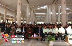 اجتماع بزرگ بسیجیان در برازجان