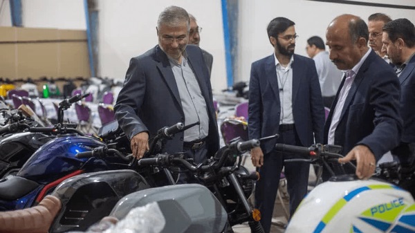 جهش برقی در بوشهر؛ خط تولید جدید موتورسیکلت روشن شد