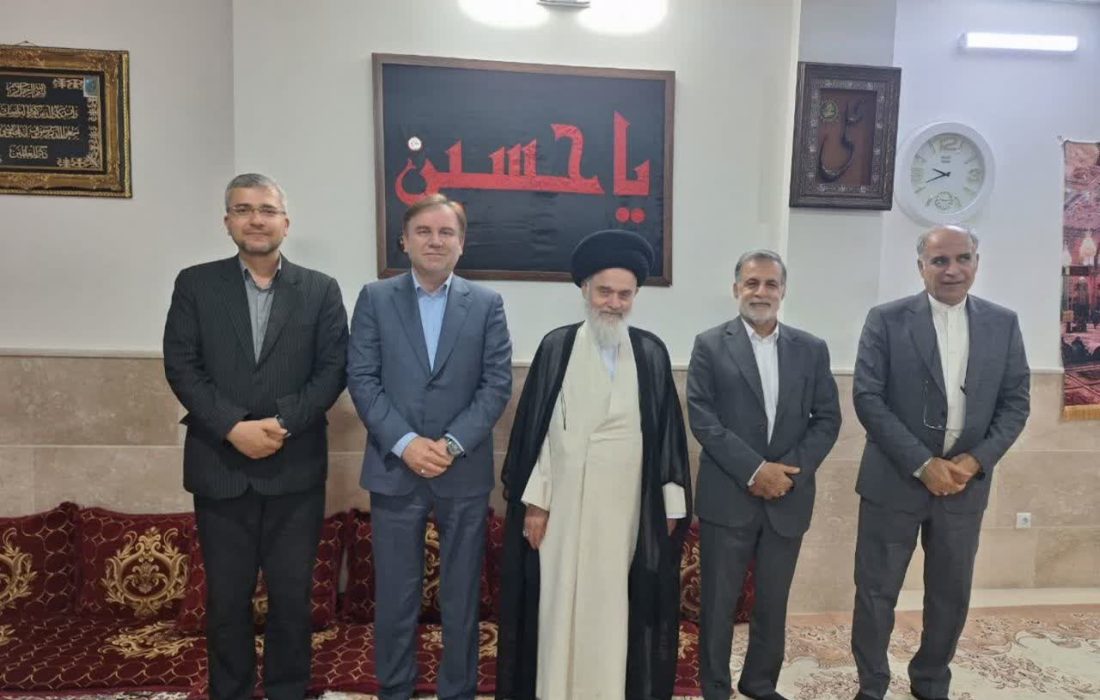 اعضای مجمع نمایندگان استان بوشهر با آیت‌الله حسینی بوشهری دیدار کردند