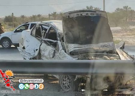 واژگونی خودرو در محور برازجان- دالکی منجر به فوت راننده شد