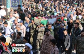 مراسم استقبال از شهید گمنام در برازجان