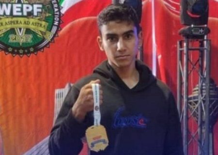 نوجوان دشتستانی طلایه‌دار ورزش قدرتی در کشور