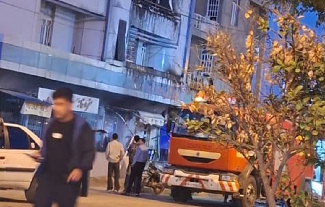علت آتش‌سوزی ساختمان شهر جم مشخص شد