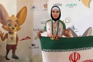 درخشش دختر کنگانی در مسابقات پارا آسیایی امارات