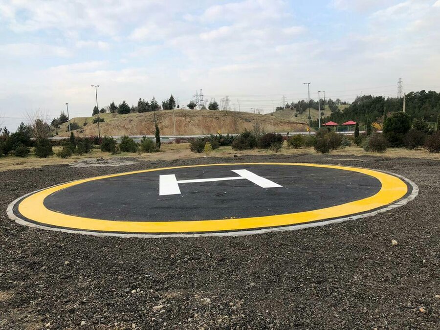 عملیات اجرایی پد بالگرد بیمارستان دیّر آغاز میشود