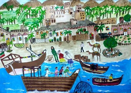 هنرمند بوشهری نشان نقره مسابقه بین‌المللی نقاشی رومانی را کسب کرد