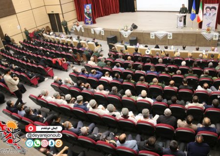 مراسم ششمین سالگرد شهادت حاج قاسم سلیمانی و شهدای مقاومت در برازجان