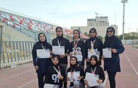 درخشش دانش آموزان دختر گناوه در مسابقات دو و میدانی