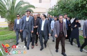 بازدید و افتتاح طرح های درمانی دشتستان در سفر یک روزه معاون وزیر بهداشت