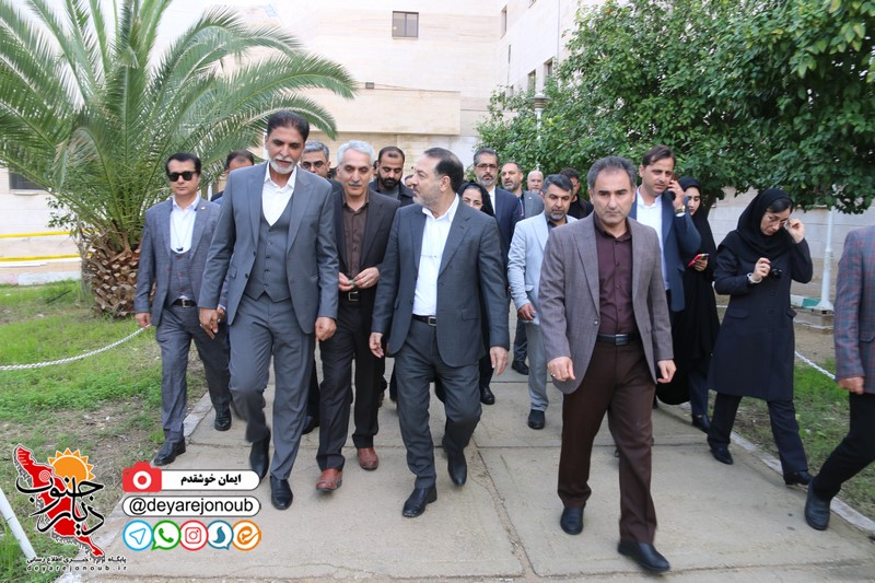 بازدید و افتتاح طرح های درمانی دشتستان در سفر یک روزه معاون وزیر بهداشت