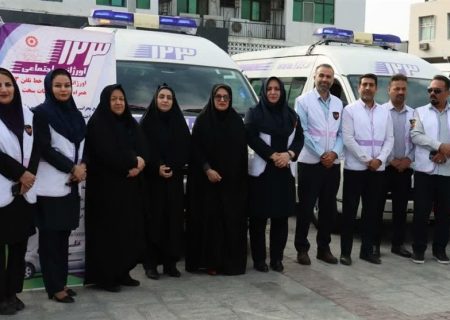 رژه نمادین خودروهای اورژانس اجتماعی در بوشهر برگزار شد