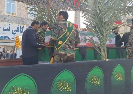 شهید مدافع وطن در گناوه تشییع و تدفین شد