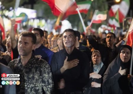 نمایش اقتدار مردم دشتستان در حمایت از آرمان‌های انقلاب