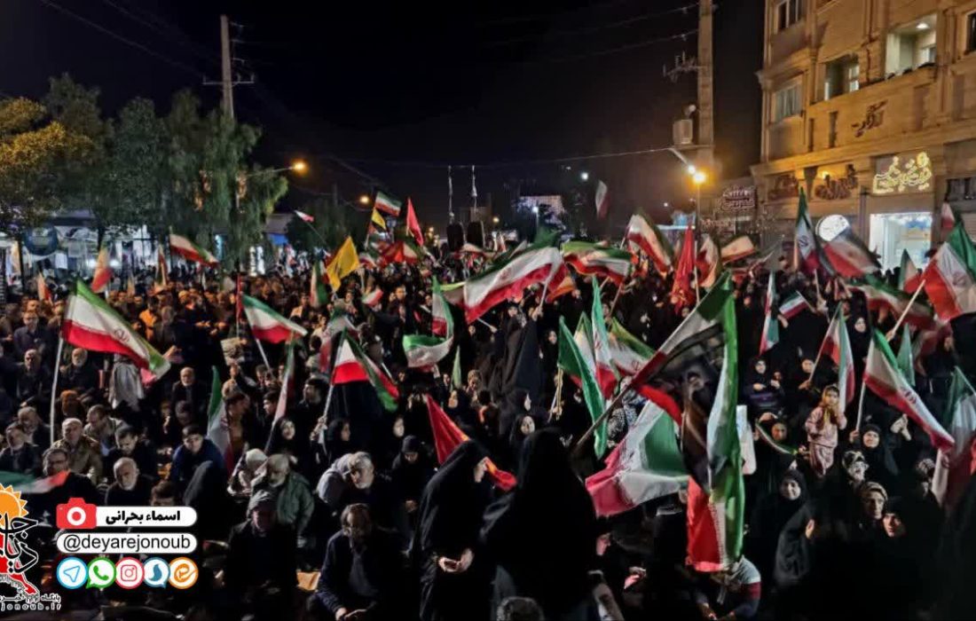 همبستگی مردم برازجان در بیست و ششمین قرار شبانه