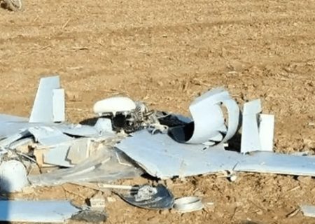 شکار پهپاد مسلح در آسمان جم
