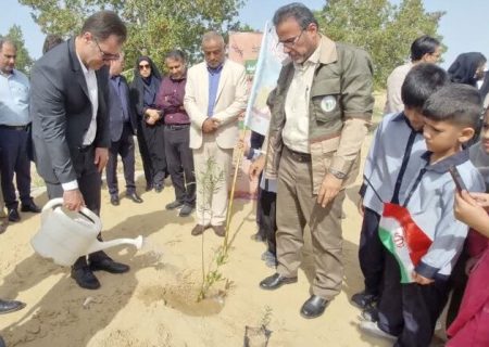 پویش ملی «سرو ایران» در تنگستان اجرا شد