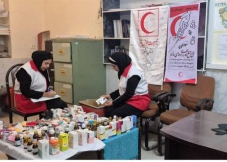 جمع‌آوری 600 قلم دارو در پویش مردمی هلال‌احمر شهرستان دیر