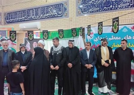 تجلیل موکب‌داران عراقی از خانواده‌های شهدای اقتدار رمضان دشتستان