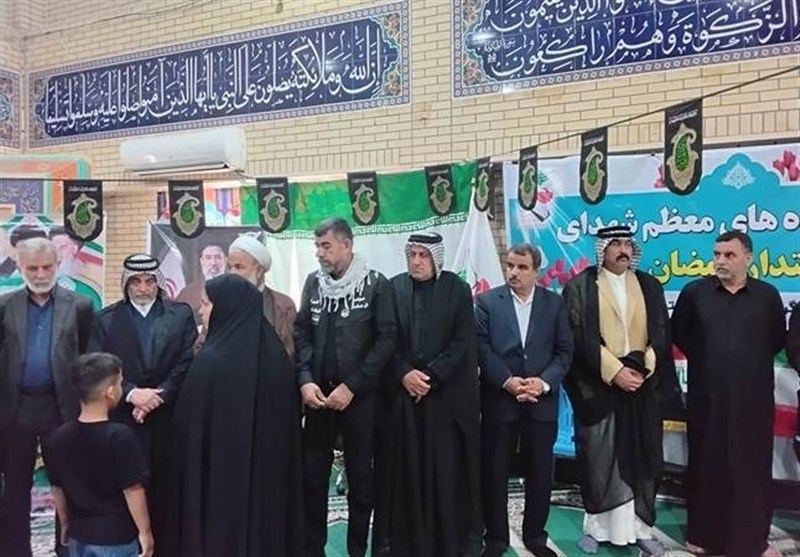 تجلیل موکب‌داران عراقی از خانواده‌های شهدای اقتدار رمضان دشتستان
