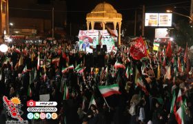 دشتستان؛ اوج همدلی و بیعت هنرمندان و رسانه‌ها با رهبر معظم انقلاب