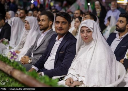 جشن پیوند 63 زوج دانشجو در اجتماع شبانه بوشهری‌ها