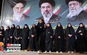 «قرار ۶۷» برازجان؛ اجتماع شبانه مردم ولایت‌مدار و حمایت از نیروهای مسلح
