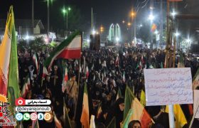 تداوم حضور پرشور مردم برازجان در شصت‌ونهمین اجتماع شبانه