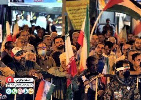 تجدید میثاق مردم برازجان با آرمان‌های انقلاب و شهدای مقاومت