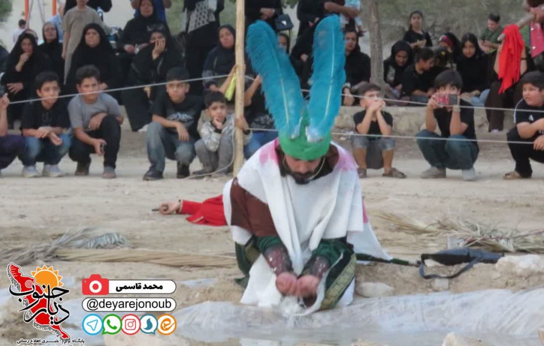 برگزاری تعزیه شهادت حضرت ابوالفضل العباس (ع)