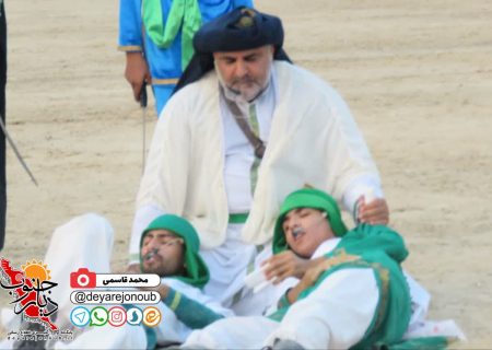 تعزیه شهادت طفلان زینب (س) در برازجان برگزار شد