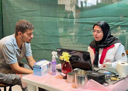 آغاز فعالیت درمانگاه هلال‌احمر بوشهر در کربلای همزمان با موسم اربعین