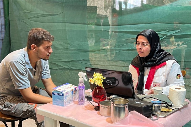 آغاز فعالیت درمانگاه هلالاحمر بوشهر در کربلای همزمان با موسم اربعین