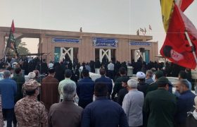 پیکر شهید رادبوی در زادگاهش وحدتیه آرام گرفت