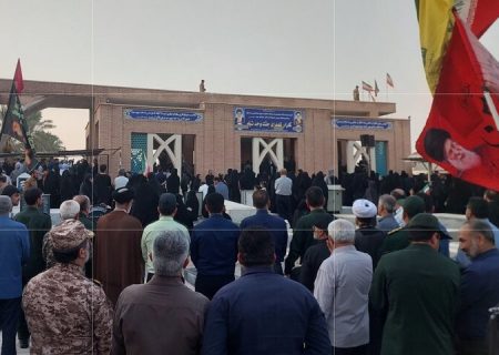 پیکر شهید رادبوی در زادگاهش وحدتیه آرام گرفت