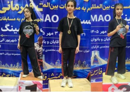 درخشش دختران رزمی‌کار فول‌کیک‌بوکسینگ دیلمی در مسابقات کشوری